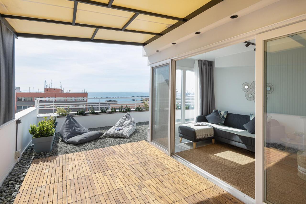 Apartamento Port De L'Eau Roof Garden Tesalónica Exterior foto